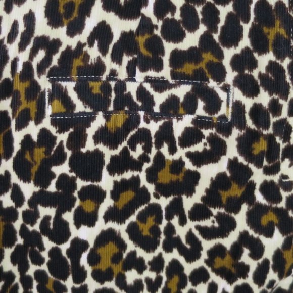 J.Crew Leopard Corduroy Buckle Mini Skirt NWOT - Picture 8 of 13